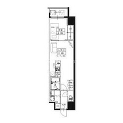 S-RESIDENCE大阪上本町の物件間取画像